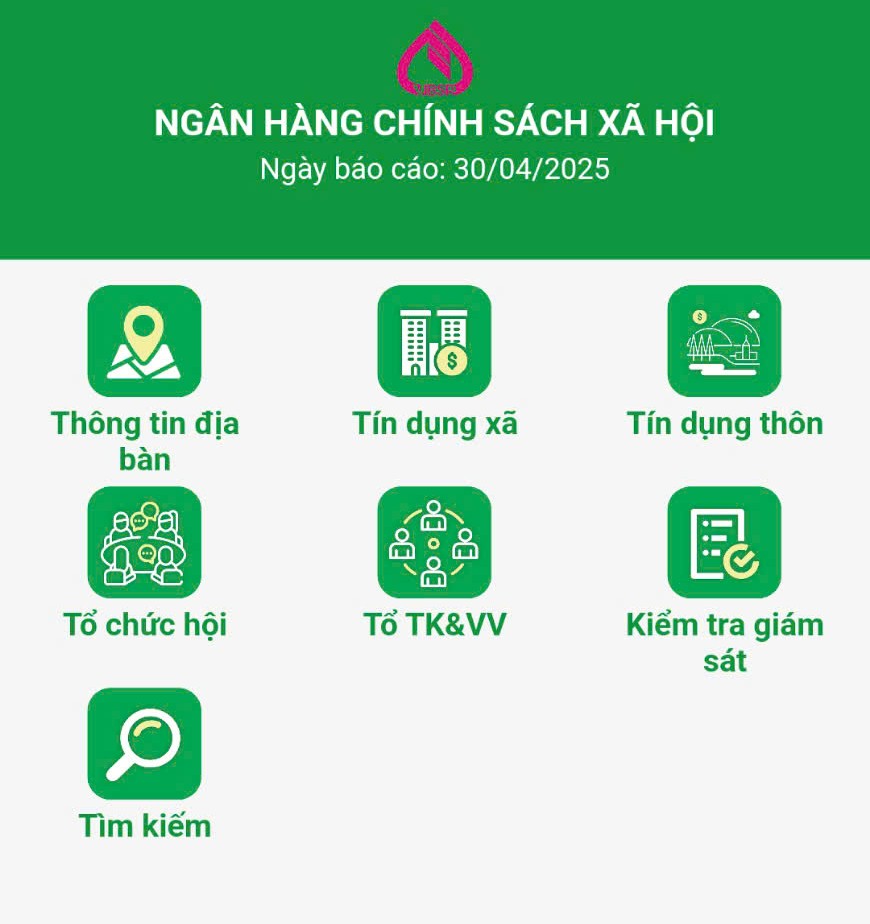 giao diện ứng dụng